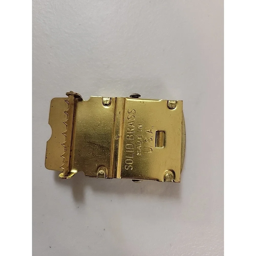 Royal‎ Rangers Belt Buckle Goldtone Vtg Metal
